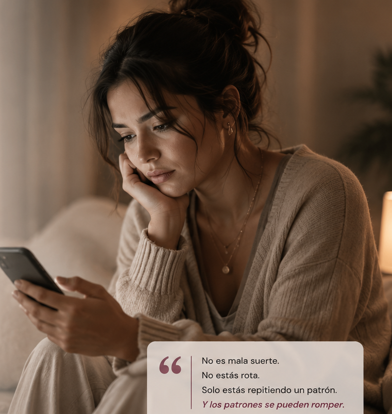 Mujer esperando un mensaje